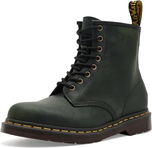 Vista 19 de Dr. Martens, Botas industriales ligeras para mujer Maple Zip con puntera de acero