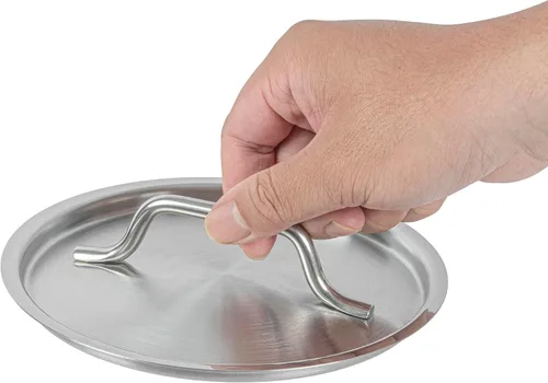 Vista 11 de Restaurantware Tapa de sartén de acero inoxidable, 7 x 2 pulgadas