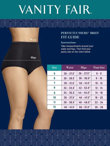 Vista 4 de Vanity Fair Bragas de cintura alta Perfectly Yours para mujer