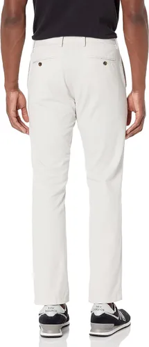Vista 2 de Tienda Essentials Mens Slim-Fit Wrinkle-Resistant Flat-Front Chino Pant