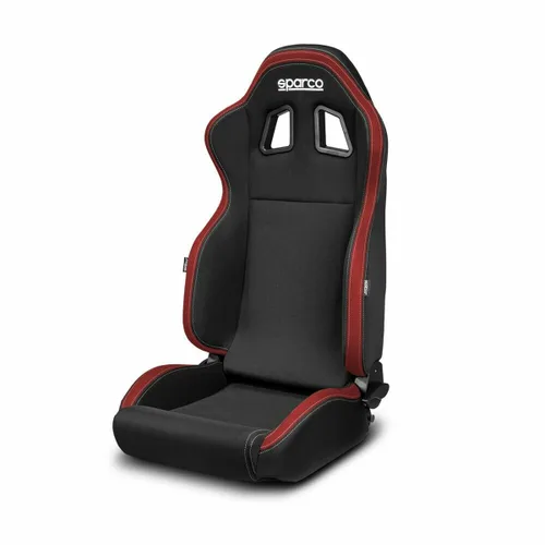 Vista 2 de Asiento Racing Sparco R100 Negro/Rojo