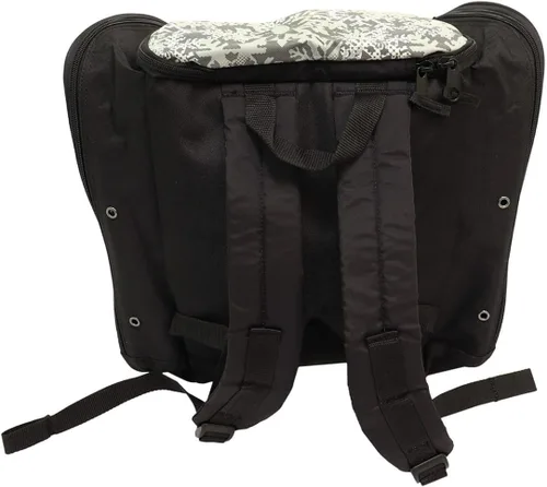 Vista 5 de TRANSPACK Edge Junior - Mochila para botas de esquí y snowboard, resistente al agua, 33 L, bolsa de mochila Blanco (White Snowflake)