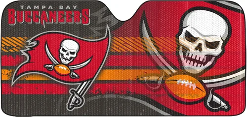 Vista 13 de Fanmats Parasol Solar Automático para Parabrisas de la NFL, Protector Solar Visera Solar Acordeón Tri-plegable para Almacenamiento 59" x 29.5
