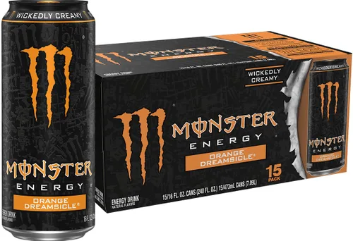 Vista 5 de Monster Energy Electric Blue, bebida energética, 16 onzas (paquete de 15)