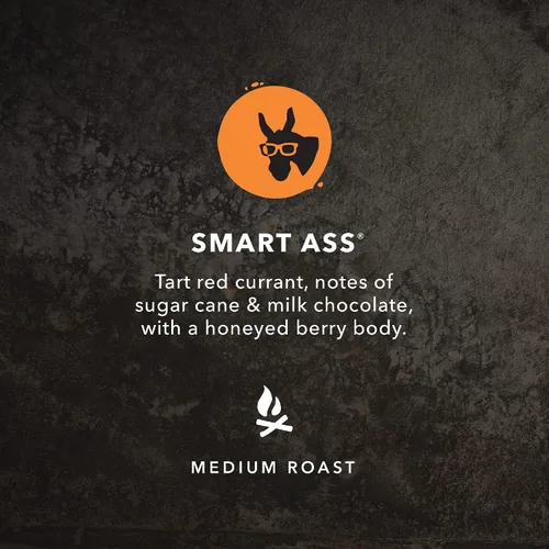 Vista 2 de Kicking Horse Café, Smart Ass, tostado medio, grano entero, 10 onzas