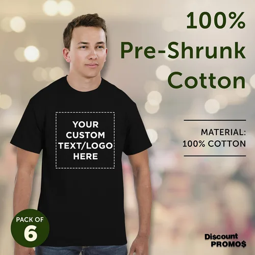 Vista 4 de Gildan - Camiseta de algodón pesado para hombre