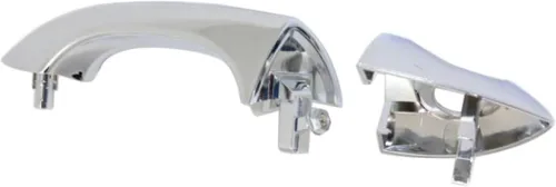 Vista 4 de Para BMW X5 2000-2006 Manija de puerta exterior delantera, lado del conductor cromado Trim: All Submodels