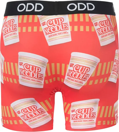 Vista 2 de Odd Sox Calzoncillos tipo bóxer divertidos para hombre, los mejores sabores de sopa de fideos ramen, estampado novedoso