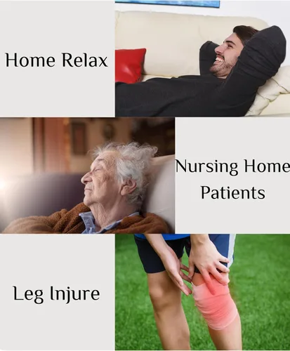 Vista 5 de Deyeek Pantalones cortos deportivos para hombre con cierre a presión, adaptativo, posteriores a la cadera, recuperación de rodilla con bolsillos