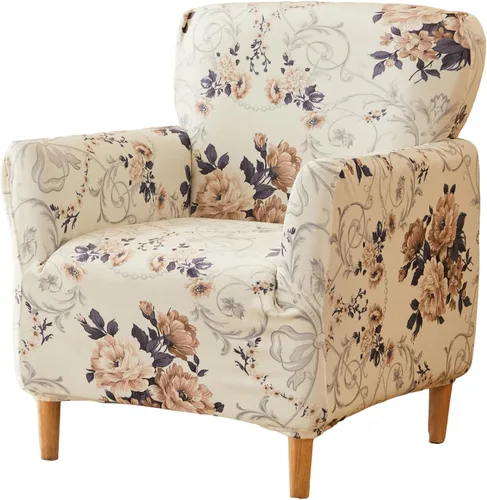 Vista 62 de FUANGUI Funda para Sillón de Banquete con Brazos Fundas para Sillas Elásticas Funda para Sillón Club Funda Suave para Sillón Sofá Cubiertas