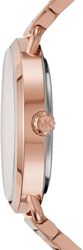 Vista 4 de Michael Kors Reloj de mujer Portia, 1.417in, mecanismo cronógrafo, correa de acero inoxidable