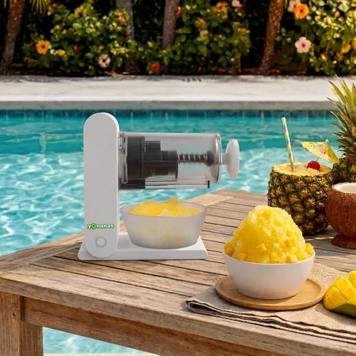 Vista 8 de Yonanas Portable Shaved Ice Machine Cordless and Rechargeable with Hands-Free Operation for Fluffy Snow Cones, Slushies and Frozen Drinks, USB-C
