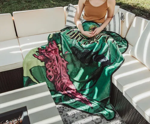 Vista 4 de Jujutsu Kaisen Sukuna - Manta de microfelpa con dedo, funda de poliéster suave para sofá, cama, 45 x 60 pulgadas