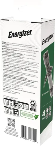 Vista 9 de Energizer Linterna LED recargable X1000 con indicador de encendido, linterna súper brillante, resistente al agua IPX4, luz resistente