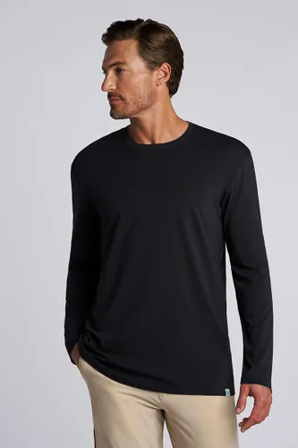 Vista 2 de Camiseta manga larga de hombre Coolibar UPF 50+ Protección solar., M, Negro