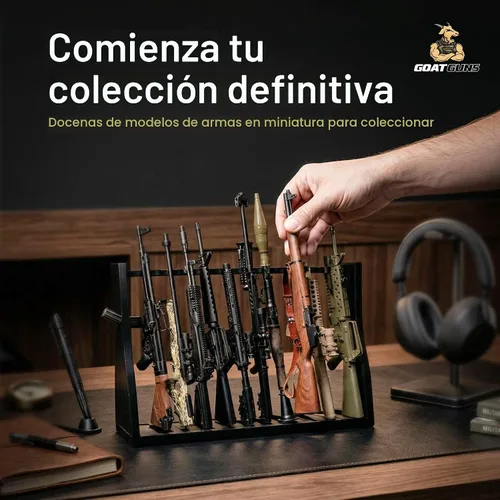 Vista 8 de GOAT GUNS Miniatura AR 15 (Charky) Kit de construcción de modelo de metal