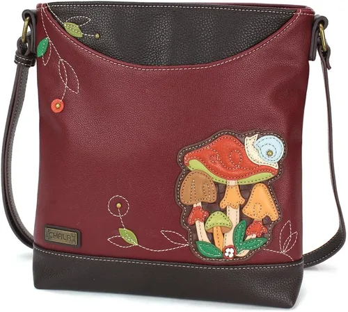 Vista 15 de CHALA Sweet Messenger - Bolso de hombro de tamaño medio con correa ajustable Ajolote - Turquesa