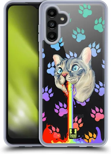 Vista 8 de Head Case Designs Alien Vibrant Puke - Funda de gel suave compatible con Samsung Galaxy A13 5G (2021)