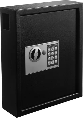 Vista 10 de AdirOffice Soporte de Llaves de Pared - Caja de Bloqueo para 60 Llaves con Código, Armario de Llaves de Pared, Caja de Llaves para Aparcamiento