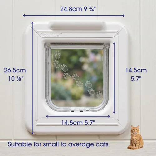 Vista 13 de Cat Mate Puerta para gatos Elite Microchip con control de temporizador