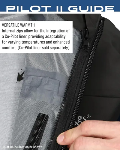 Vista 5 de FROGG TOGGS Pilot 2 Guide - Chaqueta impermeable transpirable de 3 capas para hombre