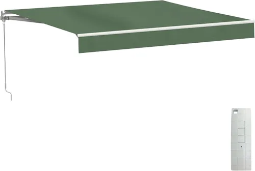Vista 37 de Toldo Aleko retráctil, motorizado, para patio Gris