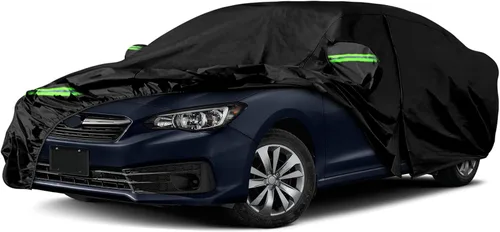 Vista 17 de Fundas impermeables para automóvil de repuesto para Subaru Ascent 2019-2025, 6 capas para todo clima, cubierta de automóvil de ajuste personalizado