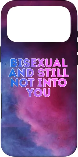 Vista 18 de Bisexual and Still Not Into You Bi Flag Pride Equality Humor Case for iPhone 17