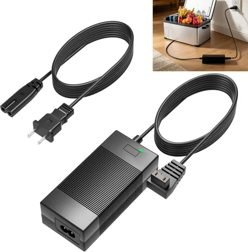 Vista 8 de Cargador de coche para refrigerador de coche compatible con Alpicool, Bodega, Euhomy, BougeRV, ARB, ICECO, Setpower, JoyTutus cable de alimentación