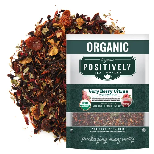 Vista 129 de Bolsas de hojas sueltas para té. Orgánicas por USDA. Positively Tea LLC.
