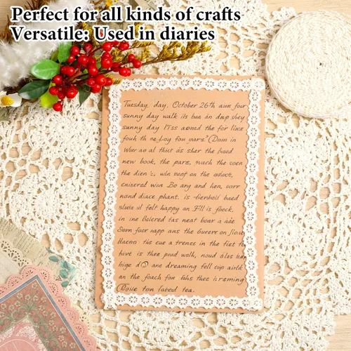 Vista 5 de 20 yardas de encaje para coser, encaje de algodón beige, adornos de cordones para coser, adornos de cinta de algodón para manualidades, envoltura