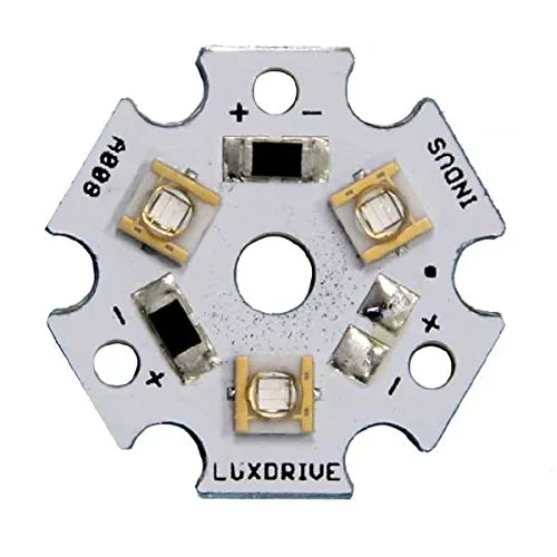 Vista 2 de Estrella LED UV 410-420nm 3-Up