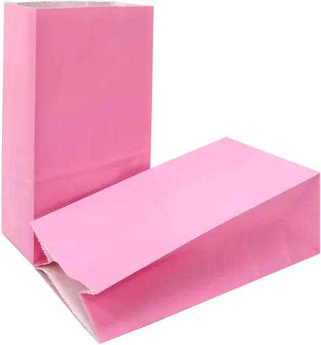 Vista 18 de Bolsas de papel negras mini KEYYOOMY, bolsas negras de fiesta para regalos, pequeña bolsa de papel para favores de fiesta, bolsa de papel