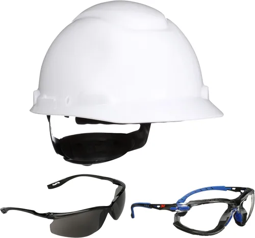Vista 28 de 3M Hard Hat SecureFit H-700 Series - Casco de seguridad estilo gorra con sensor Uvicator, suspensión de trinquete de difusión de presión de 4 puntos