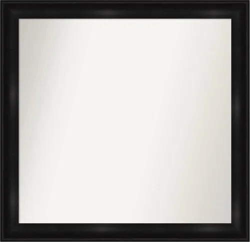 Vista 380 de Amanti Art Espejo personalizado, gran espejo de baño estrecho, espejo de pared o espejo de tocador de baño sobre el fregadero (24 x 24 pulgadas)