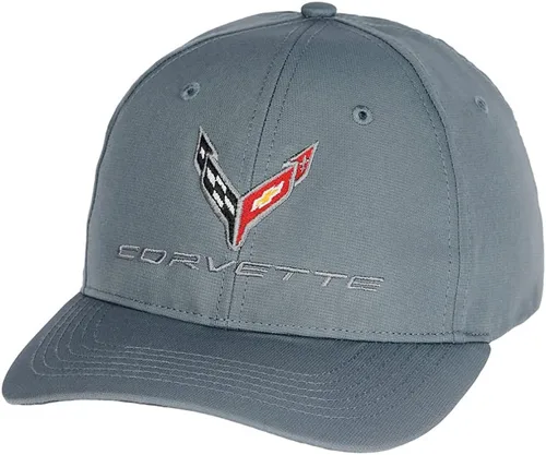 Vista 5 de C8 Corvette Performance - Gorra de microfibra StayDri de próxima generación, con licencia oficial de GM (negro)