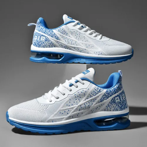 Vista 6 de Autper - Tenis deportivos Air para correr para hombre, tenis ligeros para caminar, trotar, ir al gimnasio o hacer deportes, talla 6.5 a 12.5