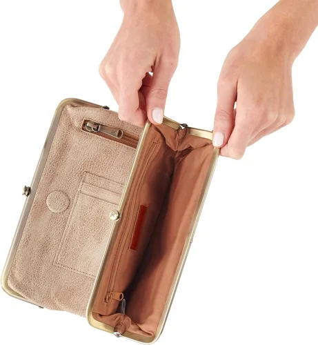 Vista 21 de HOBO Cartera de mano de cuero Lauren para mujer