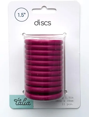 Vista 15 de Talia Cuaderno de discos - Discos (rosa de los años 90, 1 pulgada)