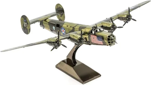 Vista 5 de Fascinations Metal Earth B-24 Liberator 3D Kit de modelo de metal