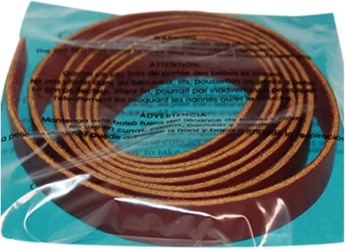 Vista 5 de TOFL Correa de Cuero Genuino de Grano Superior 72 pulgadas de largo, 3/4 pulgadas de ancho, 1/8 pulgadas de grosor (7-8 oz) Tiras de Cuero