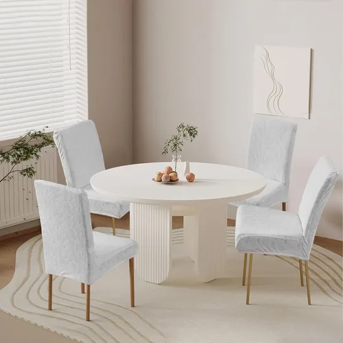 Vista 106 de Fundas impermeables para sillas de comedor, fundas elásticas para sillas Parsons, para comedor, cocina, funda protectora para silla de comedor