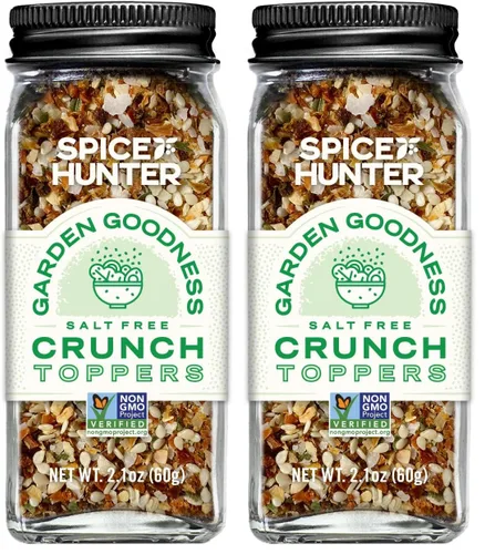 Vista 3 de The Spice Hunter Crunch Toppers (condimento italiano sabroso, tarro de 2.1 onzas)