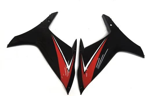 Vista 5 de FLPRO - Carenados de inyección negros y rojos para Suzuki GSXR 600 GSXR750 K11 2011 2012 13 14 2015 2016 2017 18 19 20 2021 GSXR 600 GSXR 750 11-21