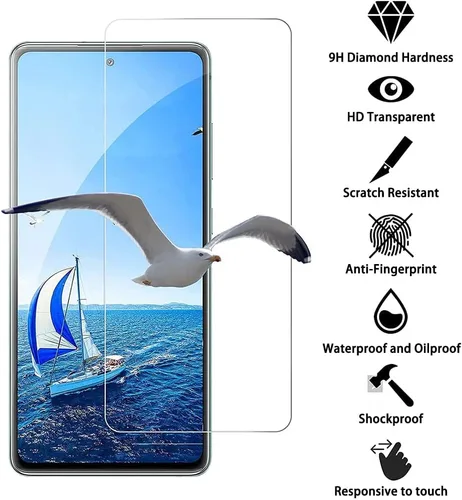Vista 7 de Compatible with Google Pixel 5A 5G Case Colorful Custom Cover with 2 Pack Tempered Glass Screen Protectors - Shockproof Scratch-Resistant