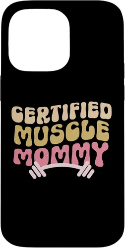 Vista 21 de iPhone 16 certified Muscle Mommy Groovy Pump Cover Lifting Case