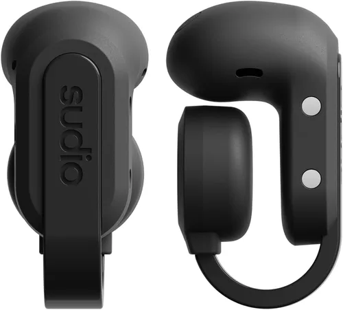 Vista 2 de Sudio Audio B3 Auriculares inalámbricos de oreja abierta – Auriculares Bluetooth 5.3 con clip con ajuste seguro, resistentes al sudor, micrófono