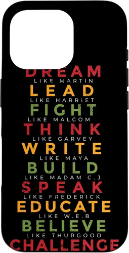 Vista 20 de iPhone 16 African American Men Women Kids Black History Month Case