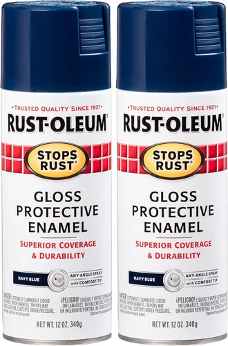 Vista 121 de Rust-Oleum 7776830 - Pintura en aerosol para prevención del óxido, 12 onzas, negro plano