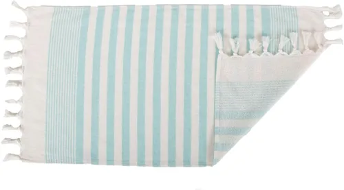 Vista 6 de Clotho Paquete de 4 toallas de mano turcas para baño y cocina, 100% algodón de 16 x 38 pulgadas, juego de 4 toallas decorativas, de secado rápido